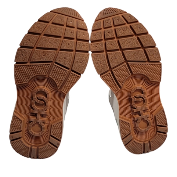 AUTHENTIC JIMMY CHOO Landon Low Top Sneakers Women's 37.5 / 7.5 - Picture 4 of 8